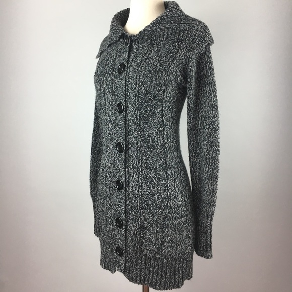 Forever 21 Black Gray Knit Sweater - Picture 3 of 8